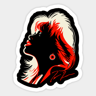 The Queen of Rock and Roll Sticker